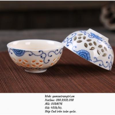 Bộ Ấm Chén Thấu Quang
